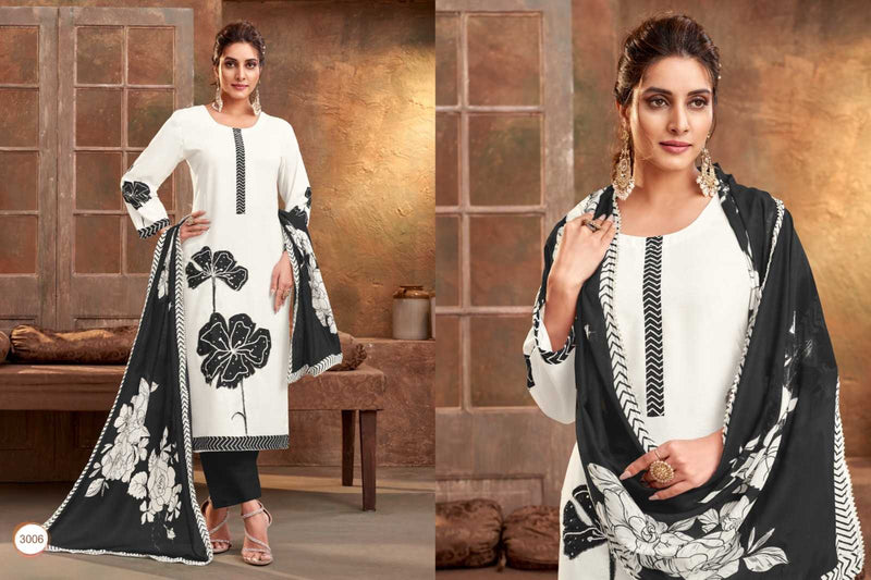 Khushi Fashion Simaya Muslin Silk Digital Print Kurti Pant Set With Dupatta Set