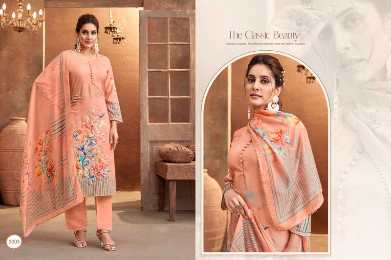 Khushi Fashion Simaya Muslin Silk Digital Print Kurti Pant Set With Dupatta Set