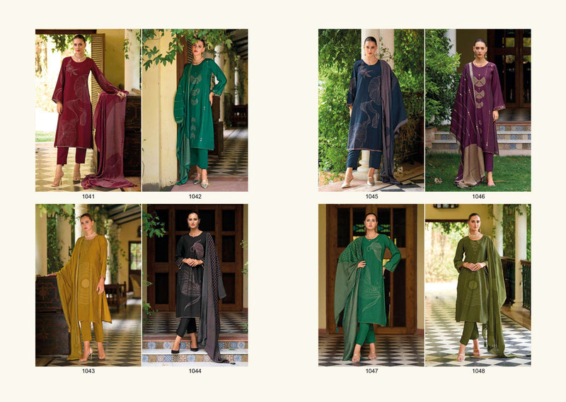 Kilory Trendz Haya Viscose Musline Digital Fancy Embroidery Work Salwar Suit