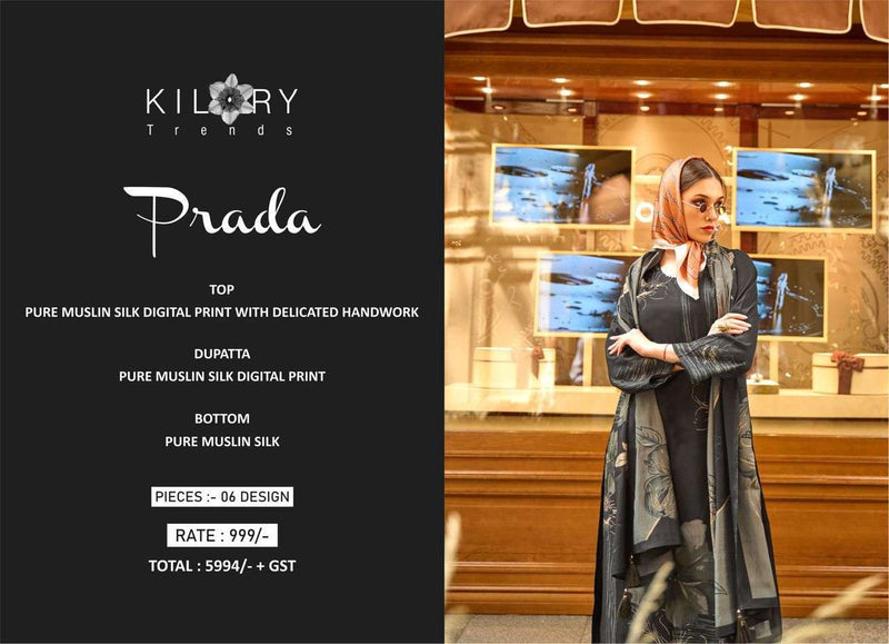 Kilory Trendz Prada Viscose Musline Digital Fancy Salwar Suit
