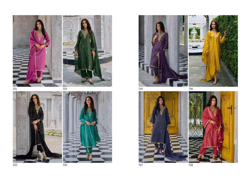 Kilory Trendz Silk Of Bandhej Vol 2 Jam Silk Digital Foil Print With Fancy Coding Work Heavy Salwar Suit