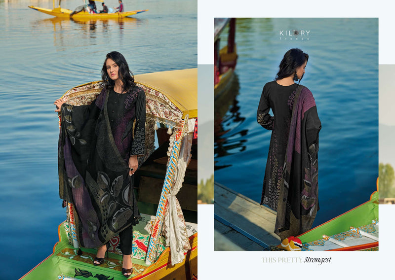 Kilory Trendz Zainab Viscose Musline Digital Foil Print With Fancy Embroidery Work Salwar Suit