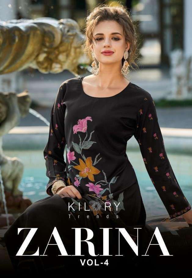 Kilory Trendz Zarina Vol 4 Viscose Muslin Digital Print Designer Salwar Suit