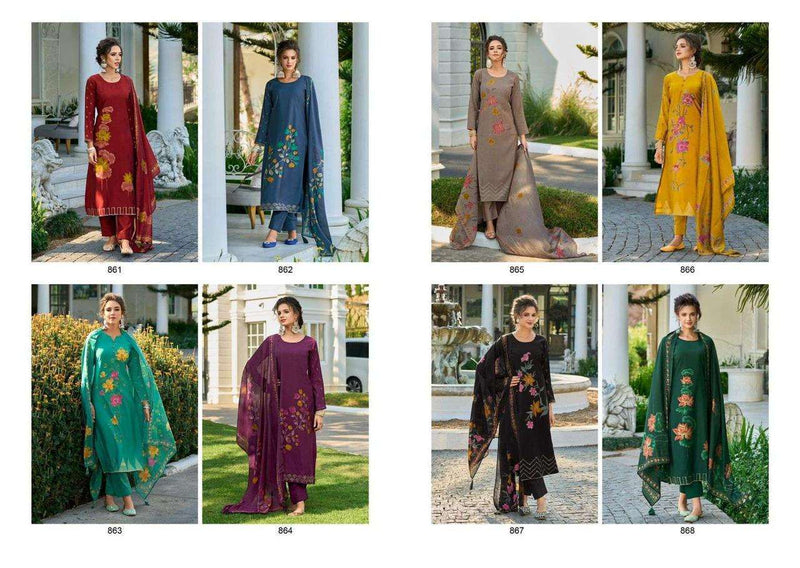 Kilory Trendz Zarina Vol 4 Viscose Muslin Digital Print Designer Salwar Suit