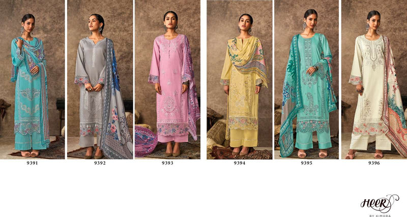 Kimora Fashion Malika Muslin Boring Embroidery Heavy Designer Party Wear Salwar Suit
