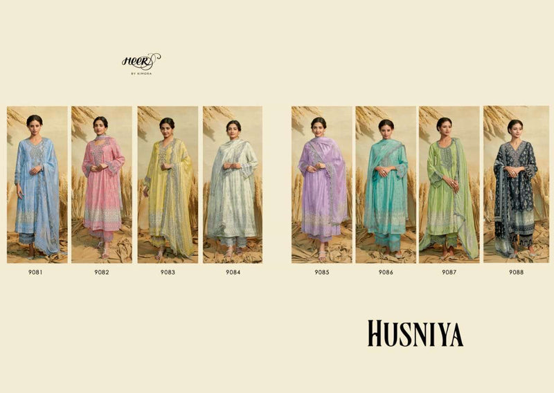 Kimora Heer Husniya Adorable Digital Print With Work Salwar Kameez Material Catalog