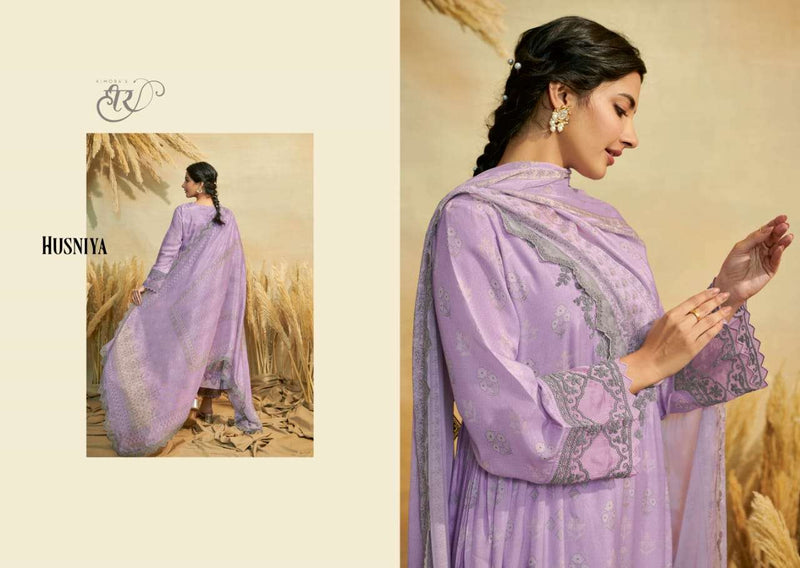 Kimora Heer Husniya Adorable Digital Print With Work Salwar Kameez Material Catalog