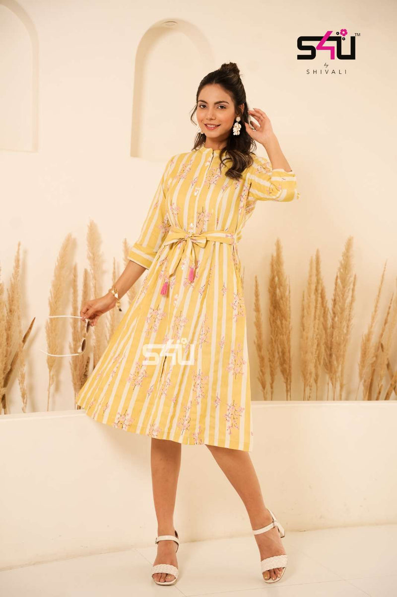 Knot It Up Vol 3 By S4u Shivali Fancy Midis Like Shirt Dresses