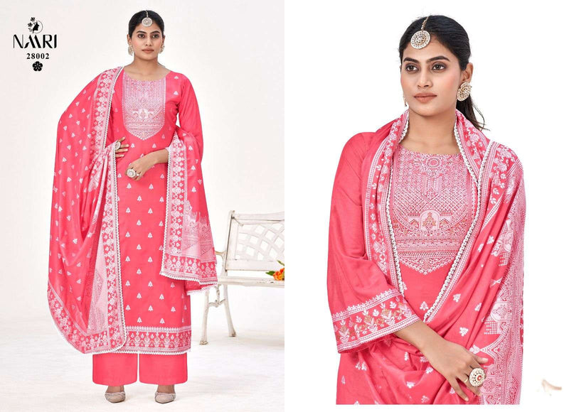 Naari Kritika Vol 2 Viscose Muslin Jacquard Fancy Work Designer Salwar Kameez