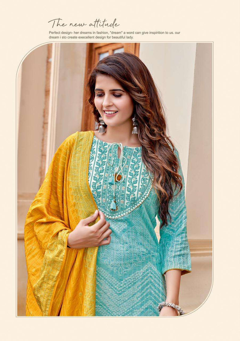 Kumkum By Mittoo Muslin Weaving Embroidery Traditional Wear Readymade Suits