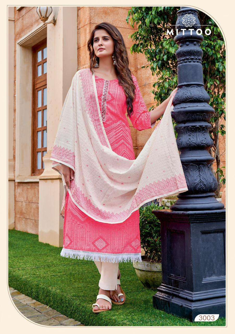 Kumkum By Mittoo Muslin Weaving Embroidery Traditional Wear Readymade Suits