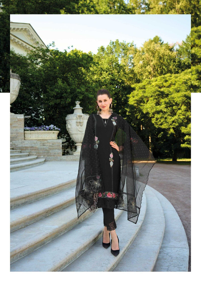 Lady Leela Ibadat Vol 3 Viscose Silk Handwork Crosio Lace Designer Kurti Pant Dupatta Set