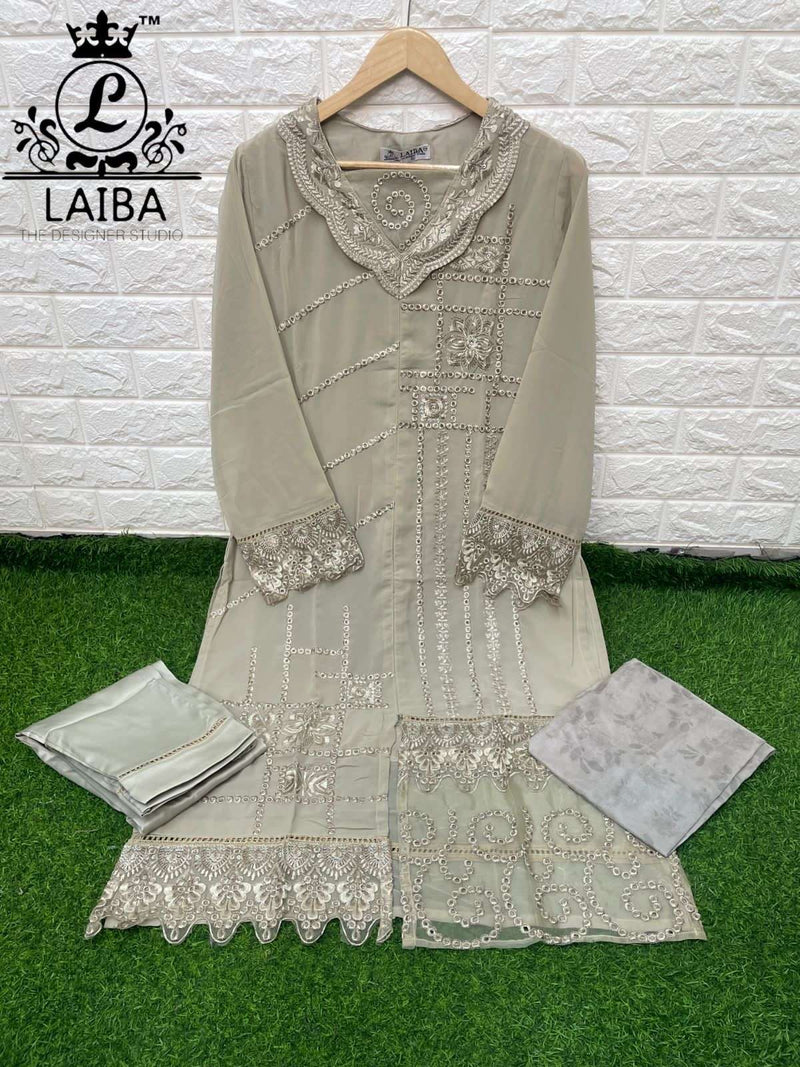Laiba Designer Am Vol 137 Georgette Embroidery Pakistani Salwar Suit Collection