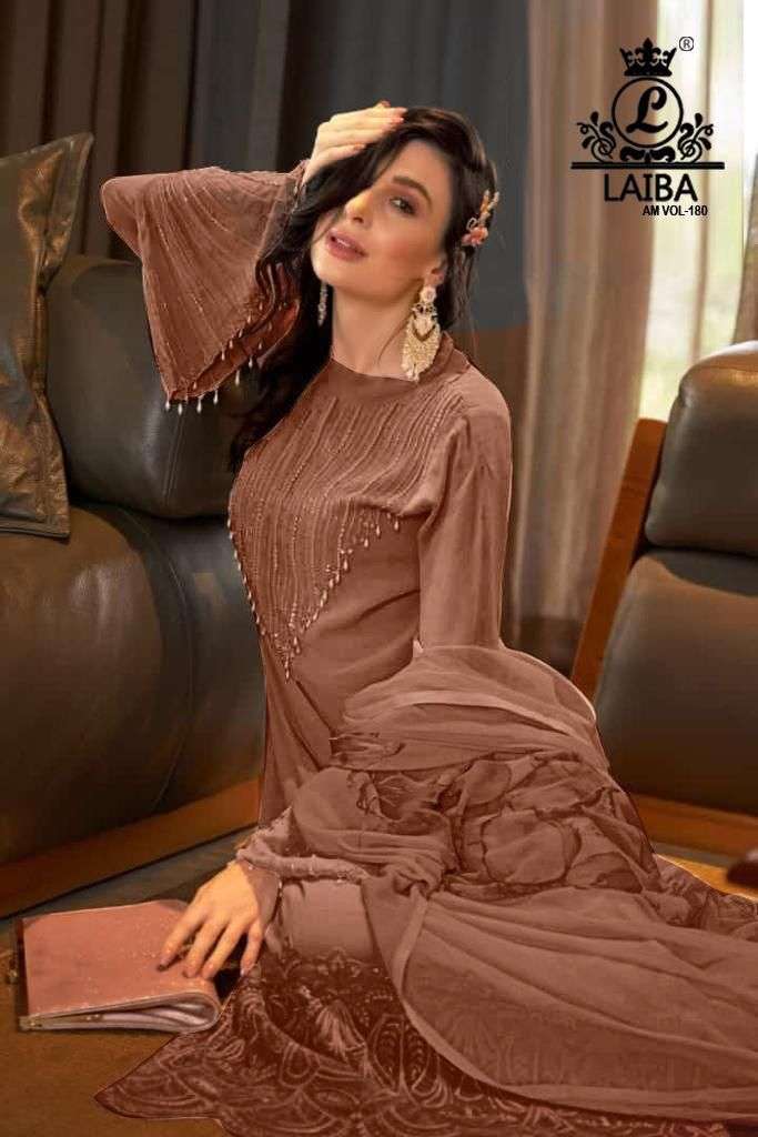 Laiba Am Vol 180 Dark Colors Readymade Fancy Pakistani Salwar Kameez