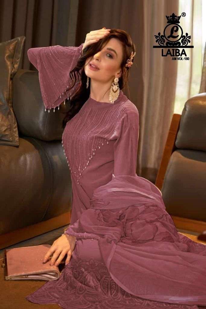 Laiba Am Vol 180 Dark Colors Readymade Fancy Pakistani Salwar Kameez