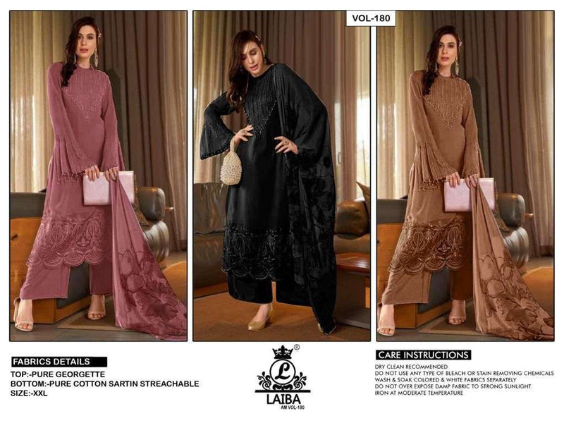 Laiba Am Vol 180 Dark Colors Readymade Fancy Pakistani Salwar Kameez