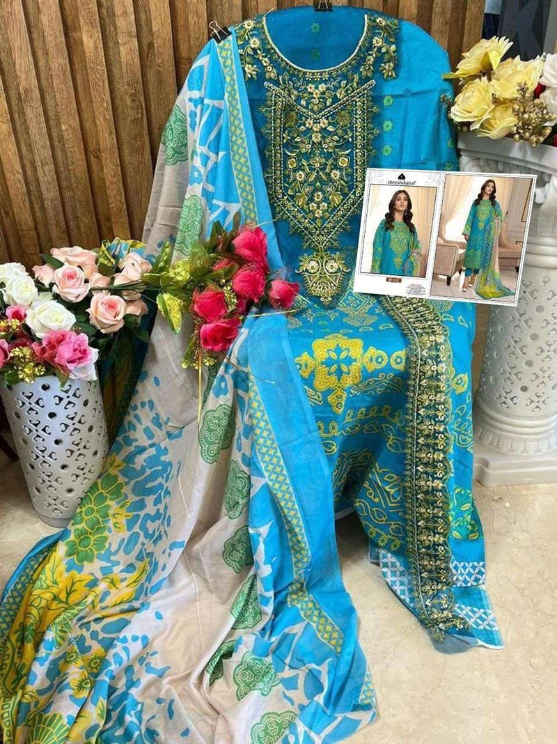 Lawn Collection Vol 2 By Sheeshmahal Amazing Work Pakistani Salwar Kameez Material