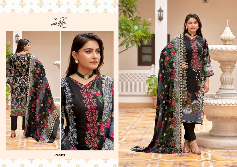 Levisha Naira Nx Vol 9 Cotton Pakistani Style Print Fancy Self Embroidery Salwar Suit