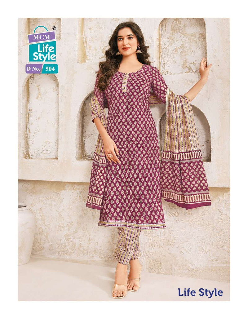 Life Style Vol 5 By Mcm Lifestyle Adorable Readymade Cotton Ladies Suits
