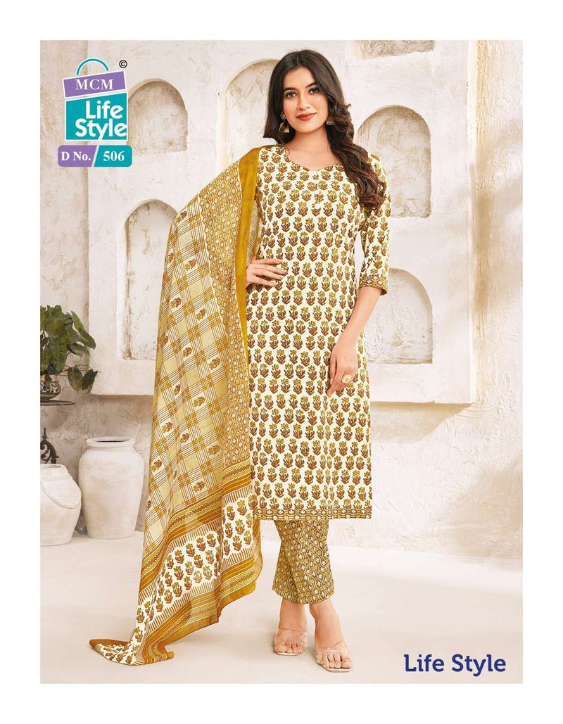 Life Style Vol 5 By Mcm Lifestyle Adorable Readymade Cotton Ladies Suits