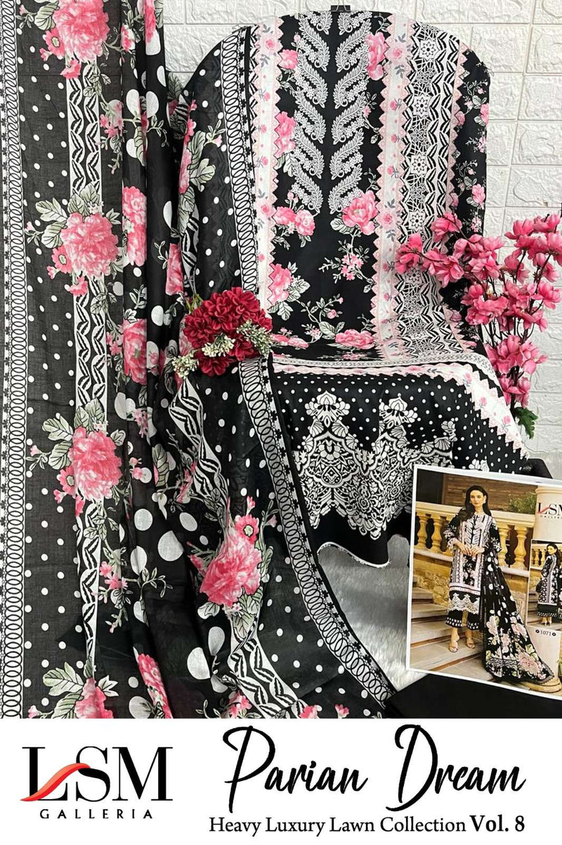 Lsm Galleria Parian Dream Vol 8 Pure Heavy Lawn Cotton Salwar Suit