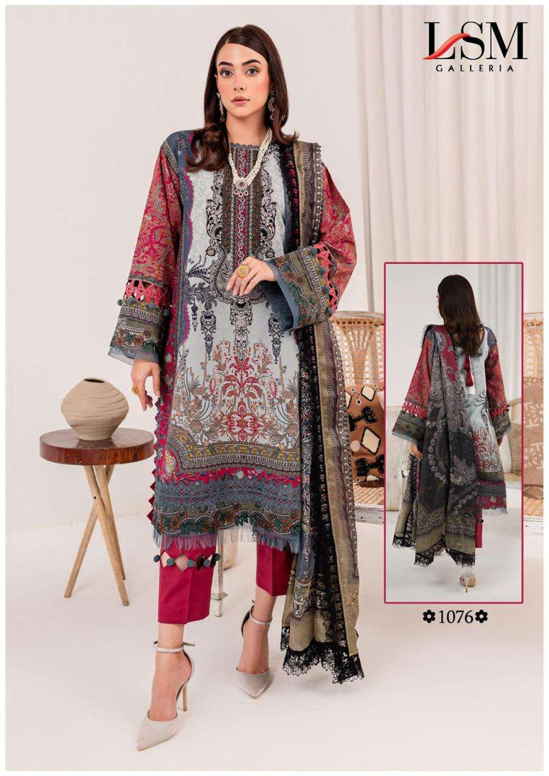 Lsm Galleria Parian Dream Vol 8 Pure Heavy Lawn Cotton Salwar Suit