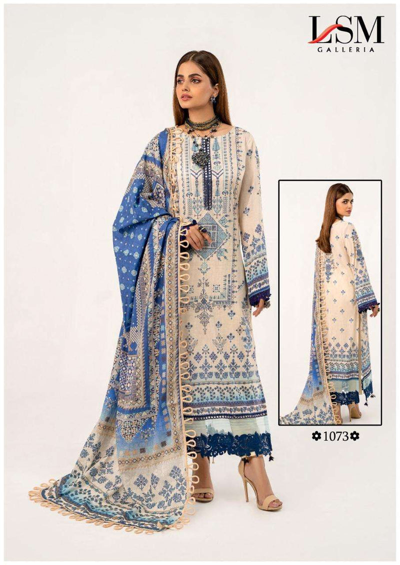 Lsm Galleria Parian Dream Vol 8 Pure Heavy Lawn Cotton Salwar Suit