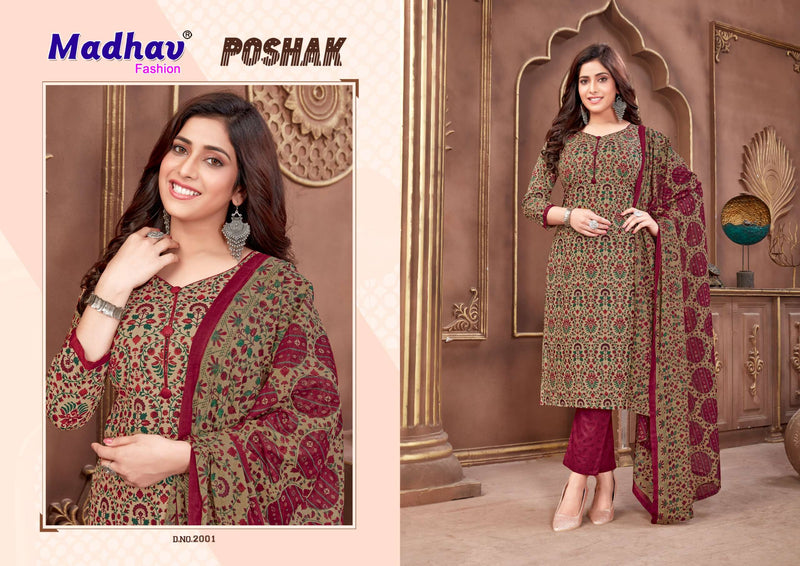 Madhav Fashion Poshak Vol 2 Cotton Printed Daily Wear Salwar Suit