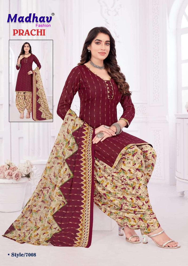 Madhav Fashion Prachi Vol 7 Cotton Print Salwar Suit For Daily Wear
