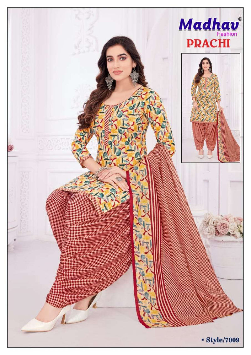 Madhav Fashion Prachi Vol 7 Cotton Print Salwar Suit For Daily Wear