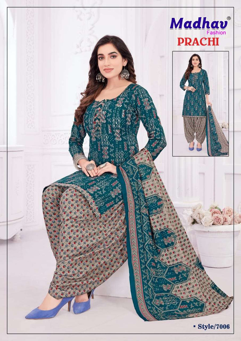 Madhav Fashion Prachi Vol 7 Cotton Print Salwar Suit For Daily Wear