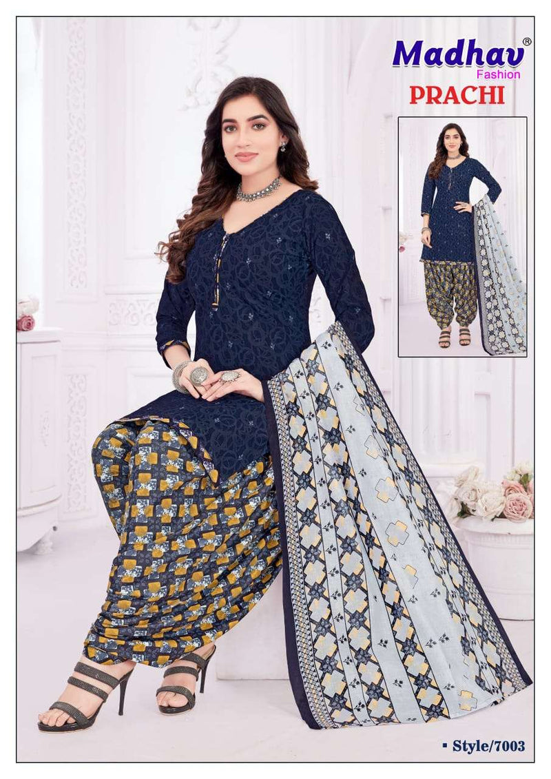 Madhav Fashion Prachi Vol 7 Cotton Print Salwar Suit For Daily Wear