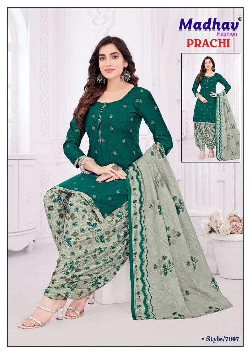 Madhav Fashion Prachi Vol 7 Cotton Print Salwar Suit For Daily Wear