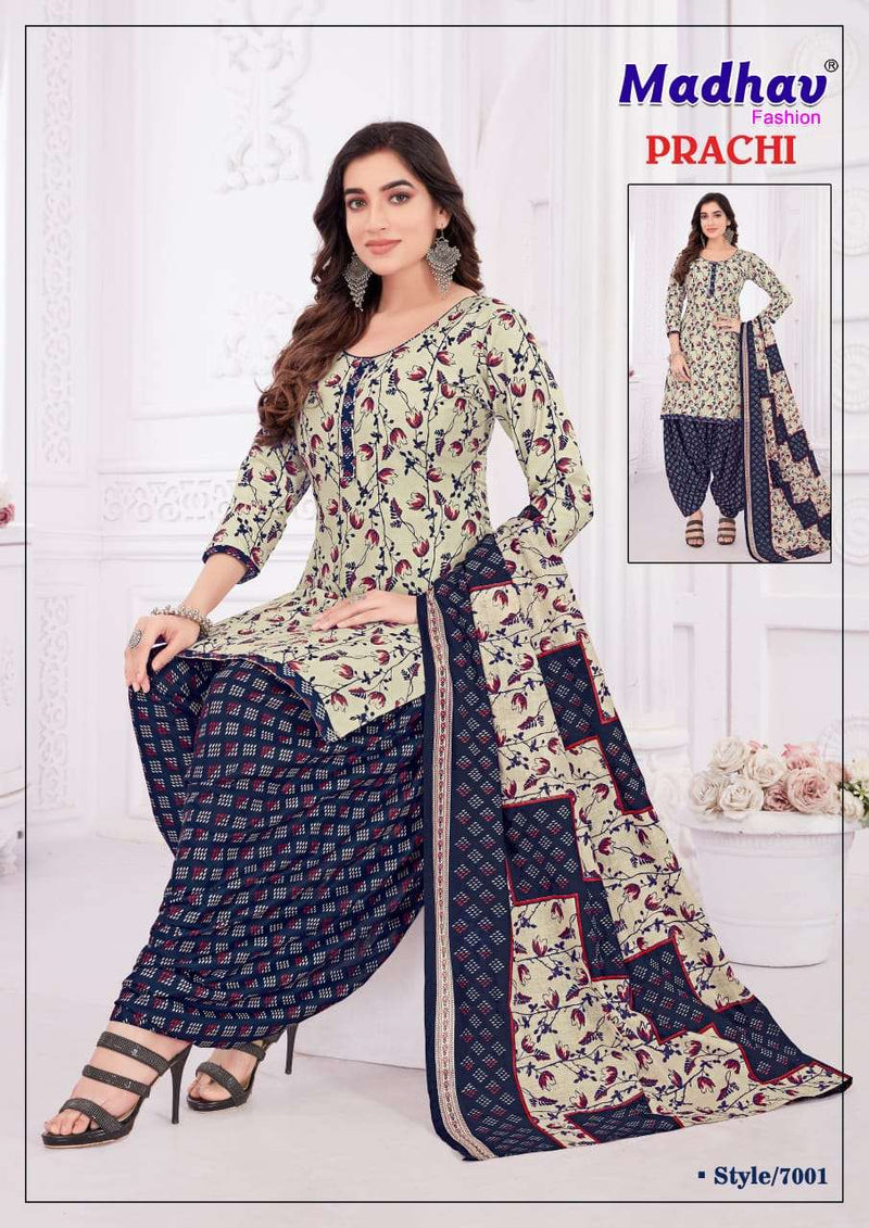 Madhav Fashion Prachi Vol 7 Cotton Print Salwar Suit For Daily Wear