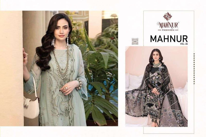 Mahnur Vol 26 Beautiful Designer Pakistani Suit