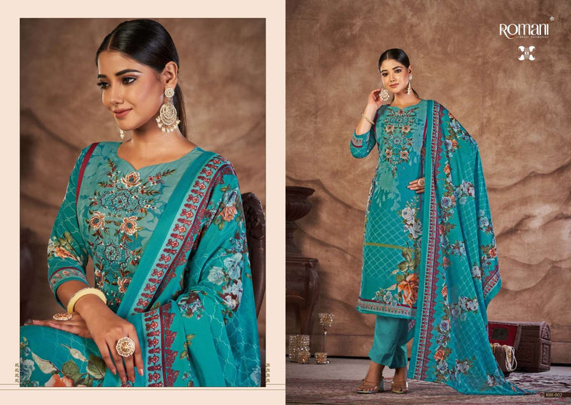 Romani Mareena Vol 16 Soft Cotton Embroidery Work Pakistani Salwar Suits