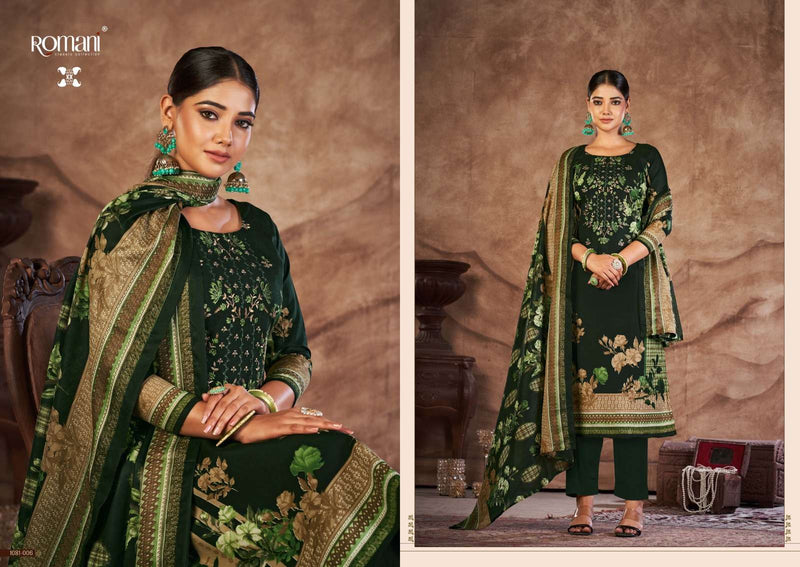 Romani Mareena Vol 16 Soft Cotton Embroidery Work Pakistani Salwar Suits