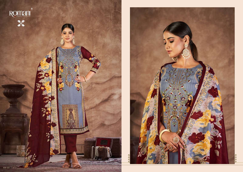 Romani Mareena Vol 16 Soft Cotton Embroidery Work Pakistani Salwar Suits