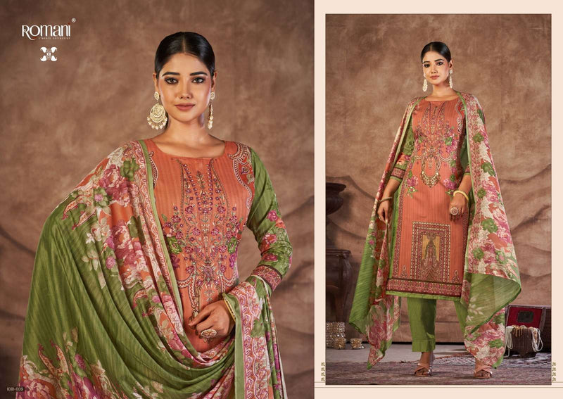 Romani Mareena Vol 16 Soft Cotton Embroidery Work Pakistani Salwar Suits