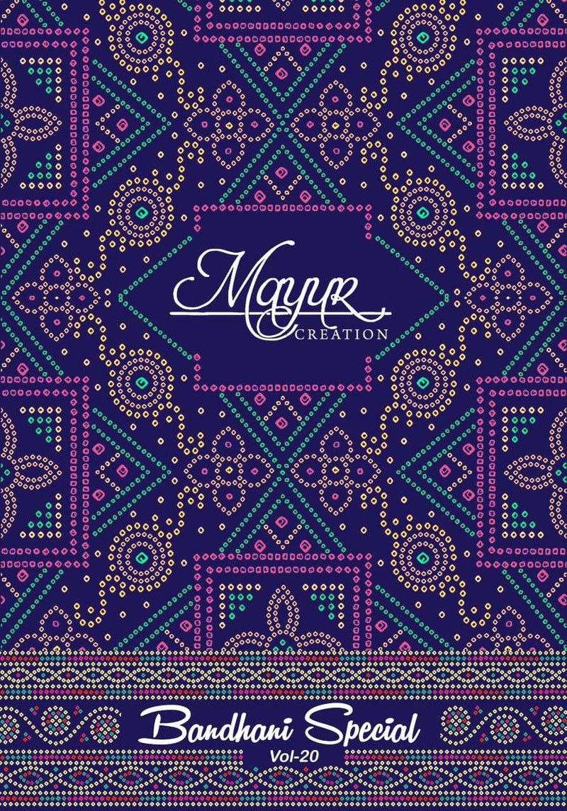 Mayur Creation Bandhani Special Vol 20 New Design Cotton Daily Wear Salwar Suit