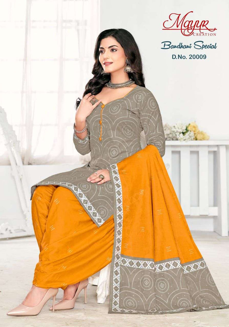 Mayur Creation Bandhani Special Vol 20 New Design Cotton Daily Wear Salwar Suit