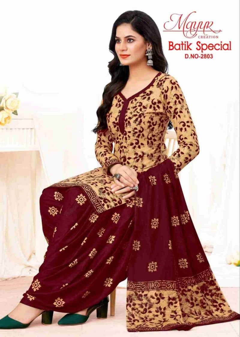 Mayur Creation Batik Special Vol 28 Cotton Daily Wear Salwar Suit