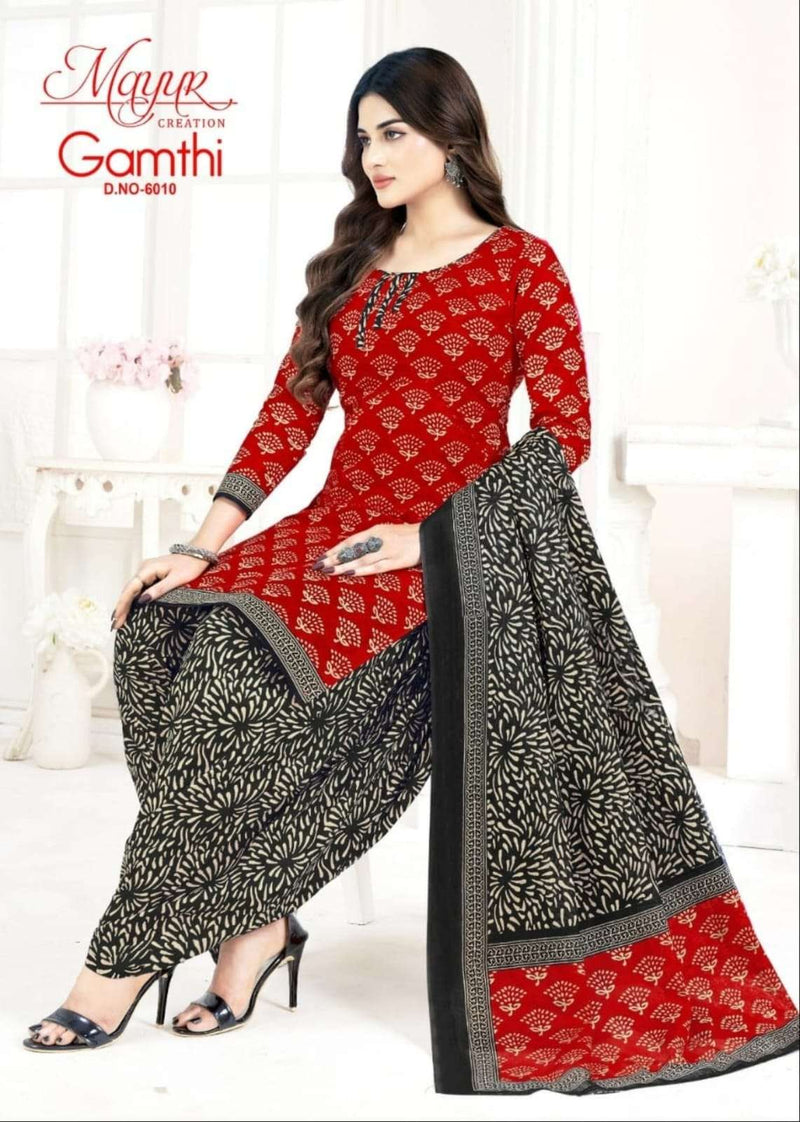 Mayur Creation Gamthi Vol 6 Cotton Printed Daily Wear Salwar Suit