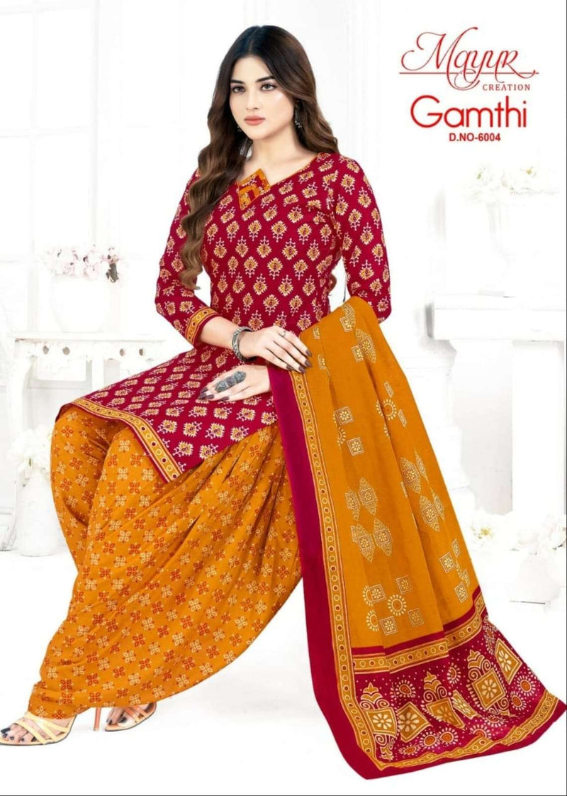 Mayur Creation Gamthi Vol 6 Cotton Printed Daily Wear Salwar Suit
