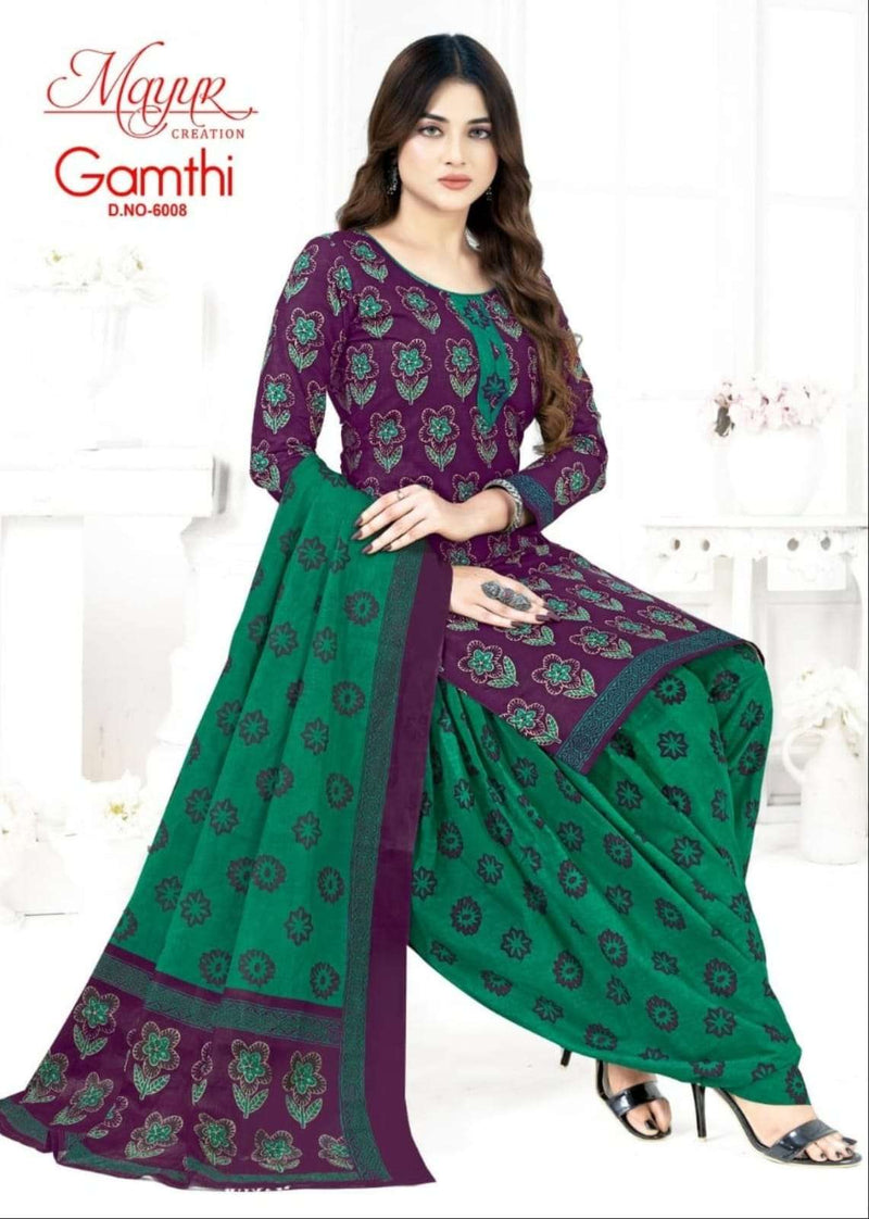 Mayur Creation Gamthi Vol 6 Cotton Printed Daily Wear Salwar Suit