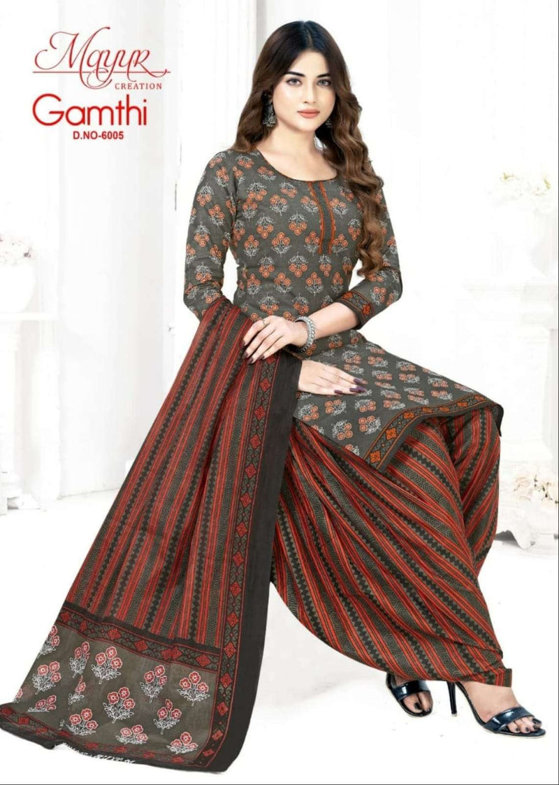 Mayur Creation Gamthi Vol 6 Cotton Printed Daily Wear Salwar Suit