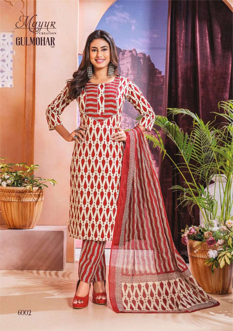 Mayur Creation Gulmohar Vol 6 Cotton Print Unstitched Salwar Suit