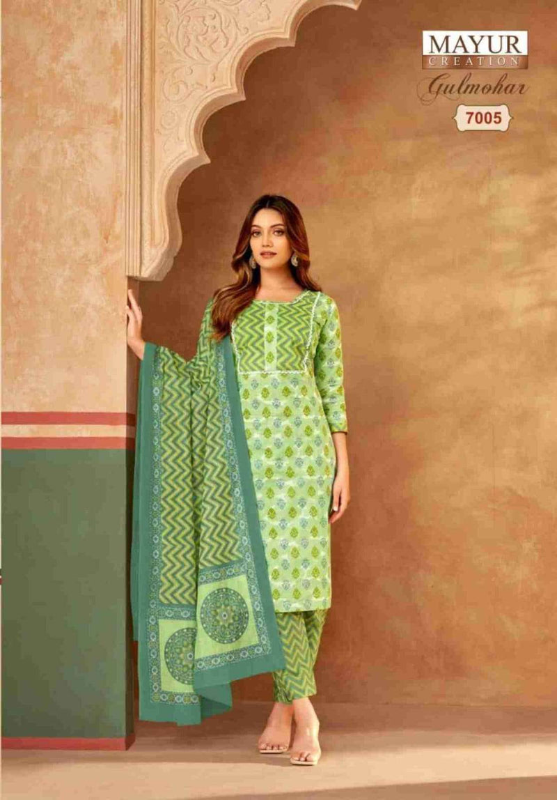 Mayur Creation Gulmohar Vol 7 Cotton Daily Wear Kurti Set
