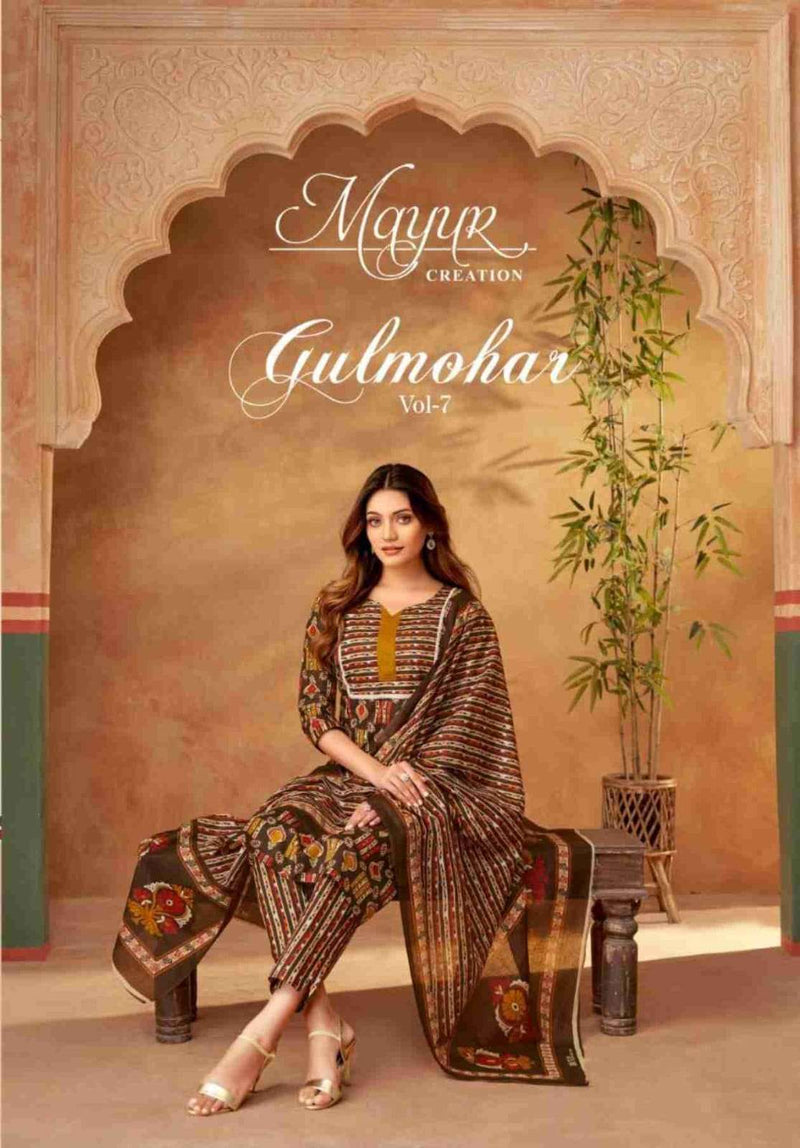 Mayur Creation Gulmohar Vol 7 Cotton Daily Wear Kurti Set