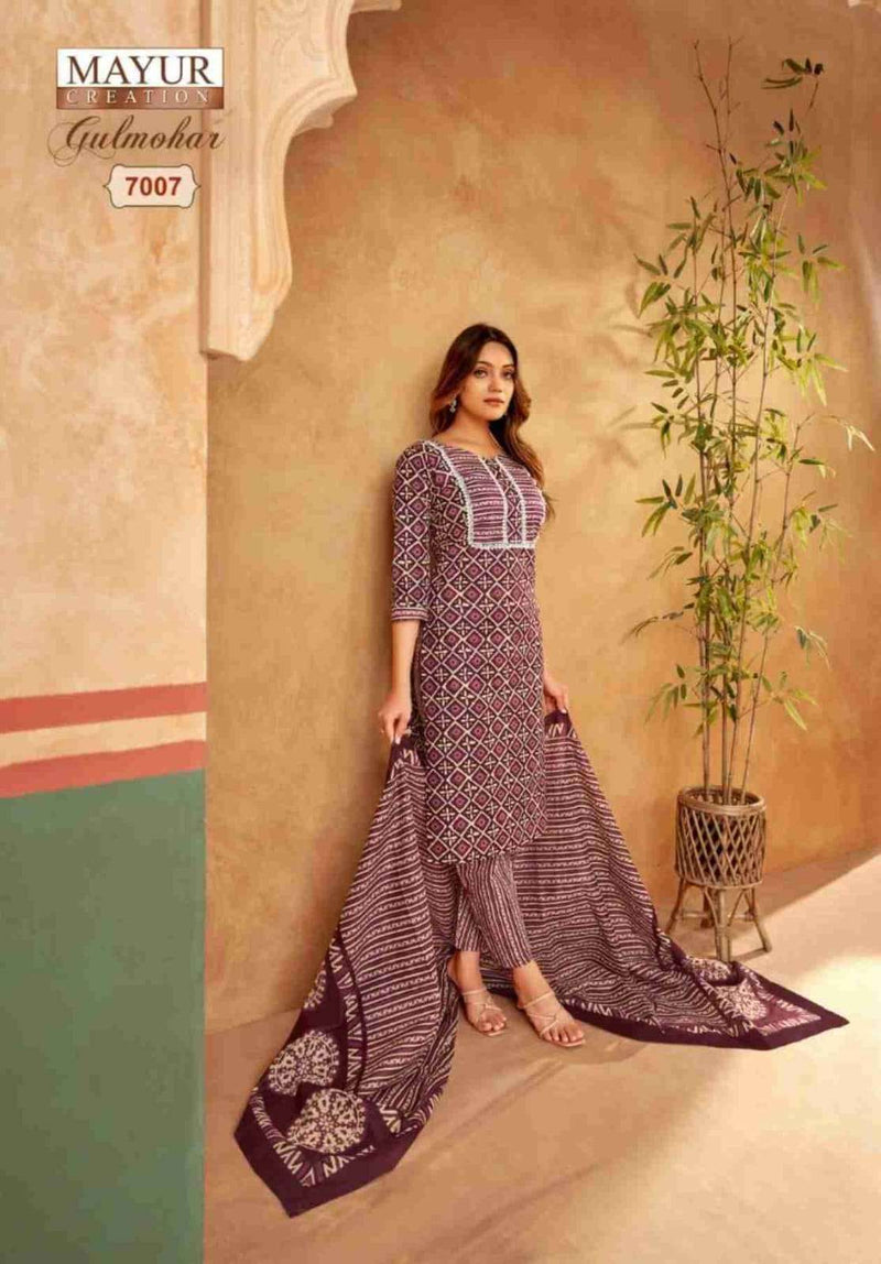 Mayur Creation Gulmohar Vol 7 Cotton Daily Wear Kurti Set